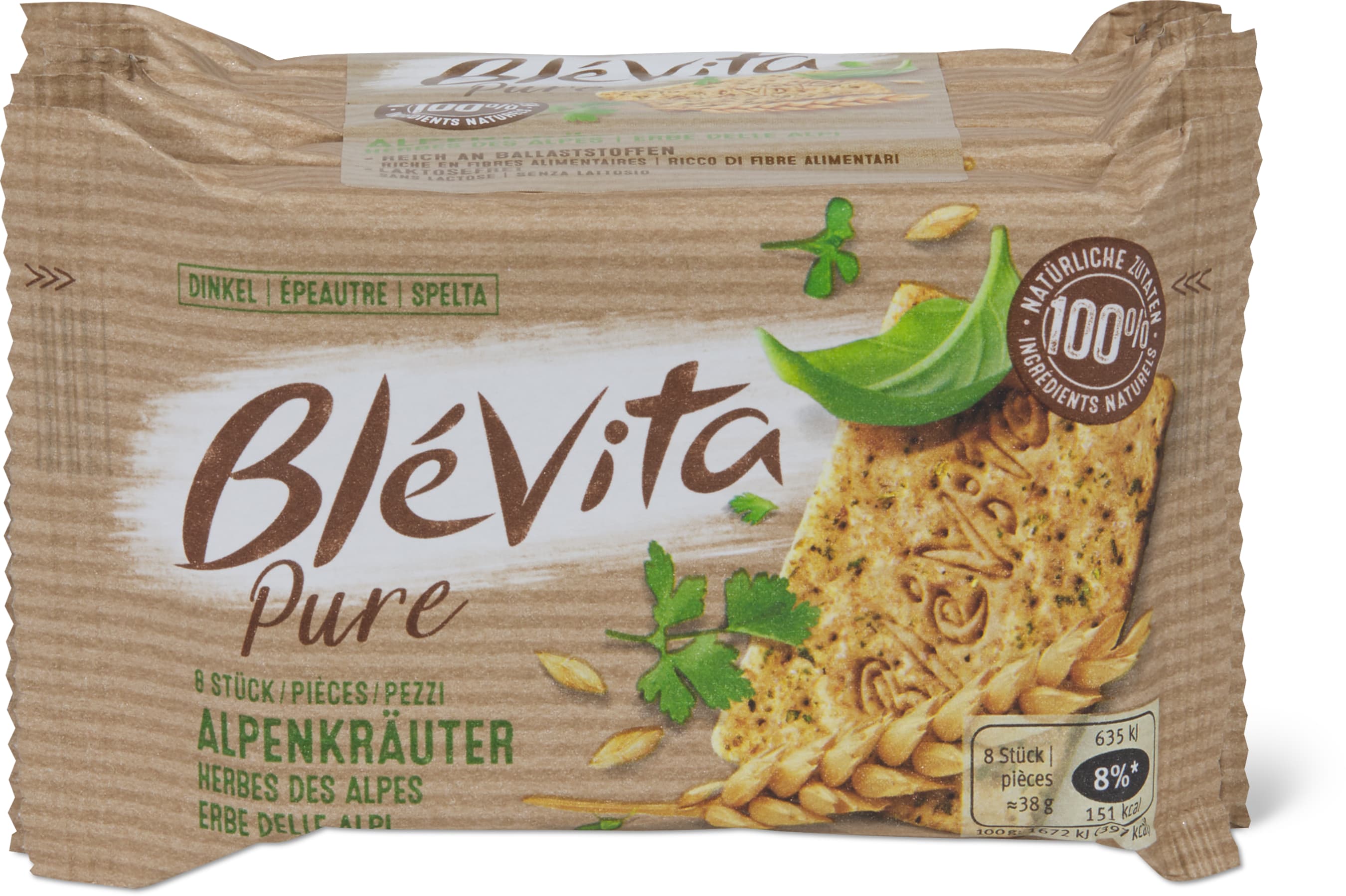Pure Herbes des Alpes, sans lactose, végane